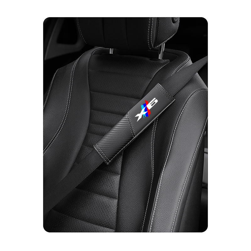 Car Seat Belt Cover Shoulder Pad, Acessórios Interiores para BMW X1, X2, X6, 1Pc