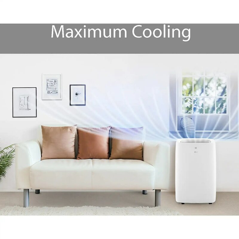 6,000 BTU (DOE) / 8,000 BTU (ASHRAE) Portable Air Conditioner, Cools 250 sq ft (10' x 25') | USA | NEW