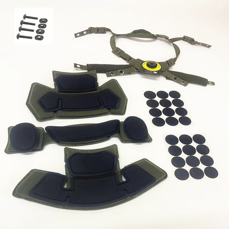 Wendy sistema DE suspensión para casco, cordón para casco, accesorios para caza al aire libre, BK/DE/RG