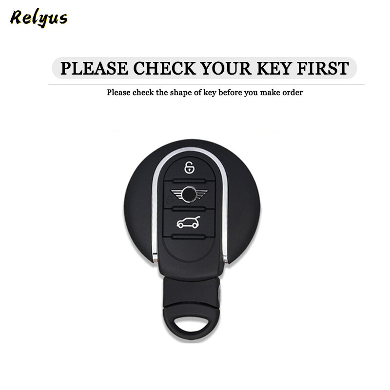 Чехол для автомобильного ключа из ТПУ, защитный чехол для BMW Mini Cooper F55 F56 F57 F54 F60 JCW Clubman Countryman, чехол без ключа, автомобильные аксессуары