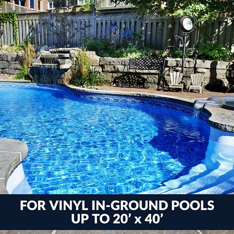 Limpiador de piscina de succión W32025ADC PoolVac XL para piscinas de gunita en el suelo, hasta 20x40 pies, con manguera de 40 pies (vacío automático para piscina)