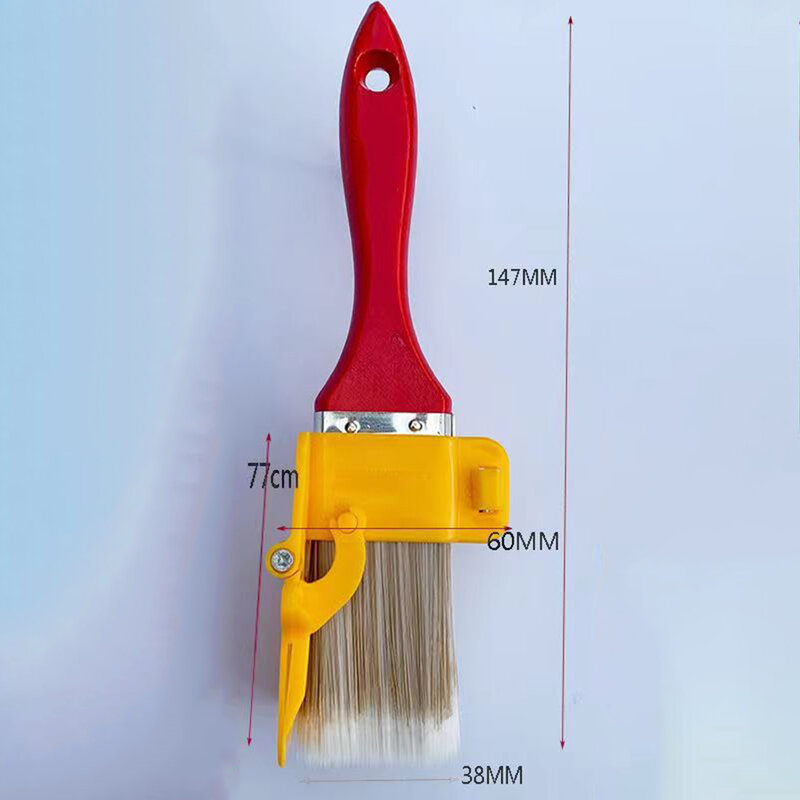 클린 컷 전문 가장자리 페인트 브러시 도구, 다기능 나무 손잡이 페인트 가장자리 브러시, 20*4cm 수공구, 1 세트