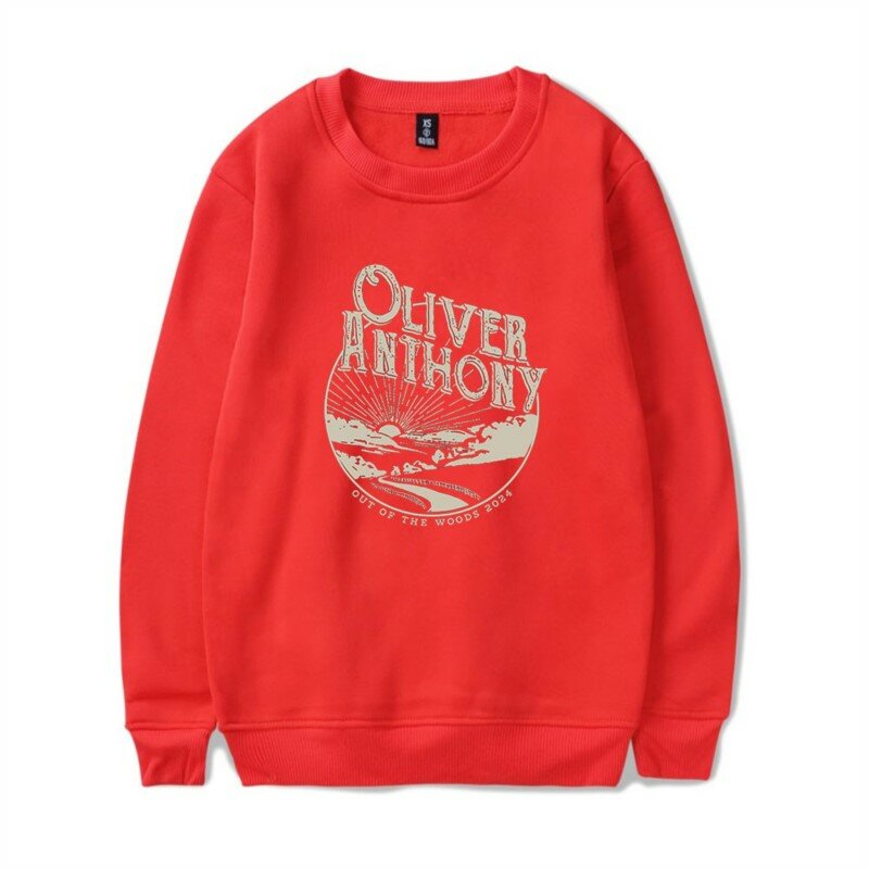 Oliver Anthony Uit Het Bos 2024 Tour Merchandise Sweatshirt Met Lange Mouwen Voor Heren/Dames Unisex Winter Capuchon