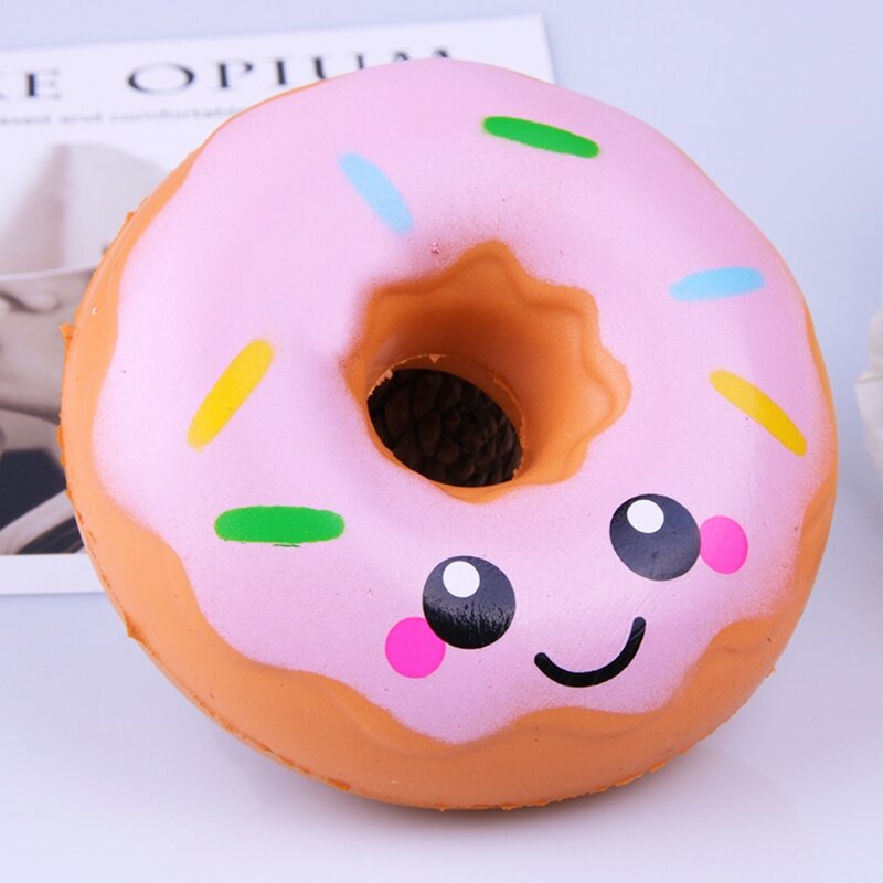 Lovely Cream Ring Funny Gadgets Wholesale Dropship for Grasping Stress Relief Ring Toy for Kids