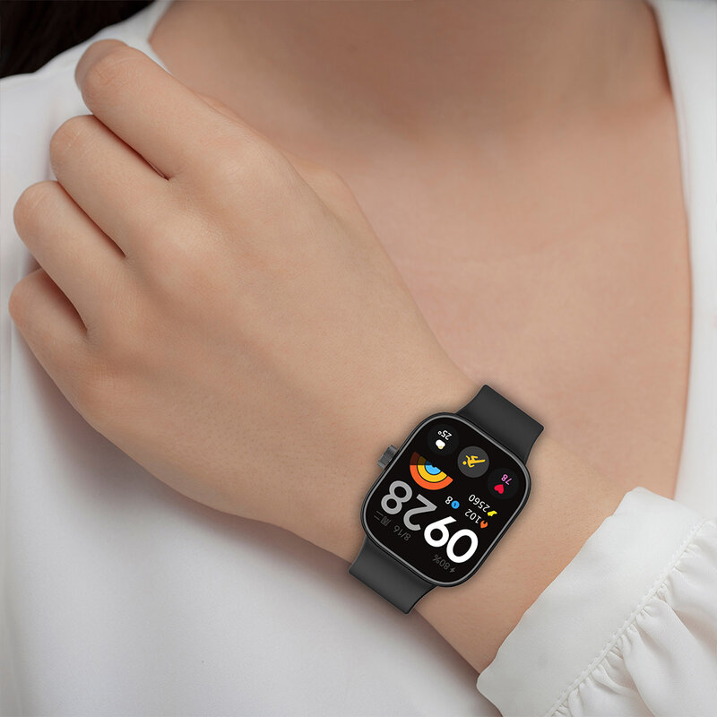 สายซิลิโคนสำหรับ redmi Watch 4สมาร์ทวอทช์อะไหล่สายรัดข้อมือสำหรับ Xiaomi Mi band 8 Pro Watch 4สายรัดข้อมืออุปกรณ์เสริม