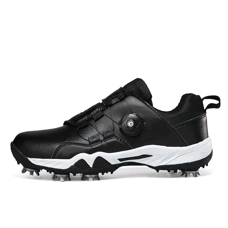Sepatu Golf pria, sneaker paku baru ukuran 36-46 pakaian kaki Golf luar ruangan berjalan