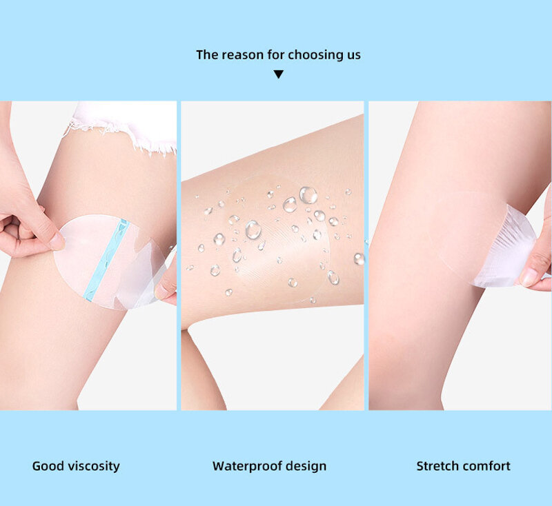 2-30Pcs Anti-Friction Thigh Patches Sweat Absorption Invisible Thigh Pad Tape Anti Rubbing Thigh Patch Ingrown Toe Nail Stickers