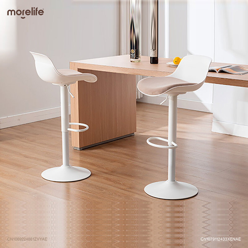 Nowy Nordic Casual krzesła barowe nowoczesny prosty kreatywny dom wyciąg taborety kasjer minimalistyczny kremowy styl krzesełko barowe La szezlong