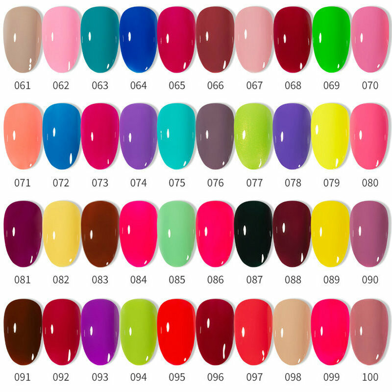 Rs nagel uv led nagel liefert 15ml nagel gel politur 120 farben gel lack #061-100 farbe gel lack von nail art gel politur