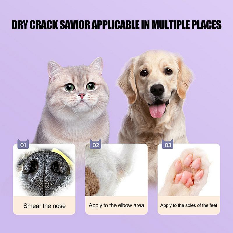 Puppy Paw Balm 1.41oz Cat Paw Moisturizer Cat Feet Balm Foot Care Cream Anti-drying For Kitten Cracked Paws Large Dog Dry Paws