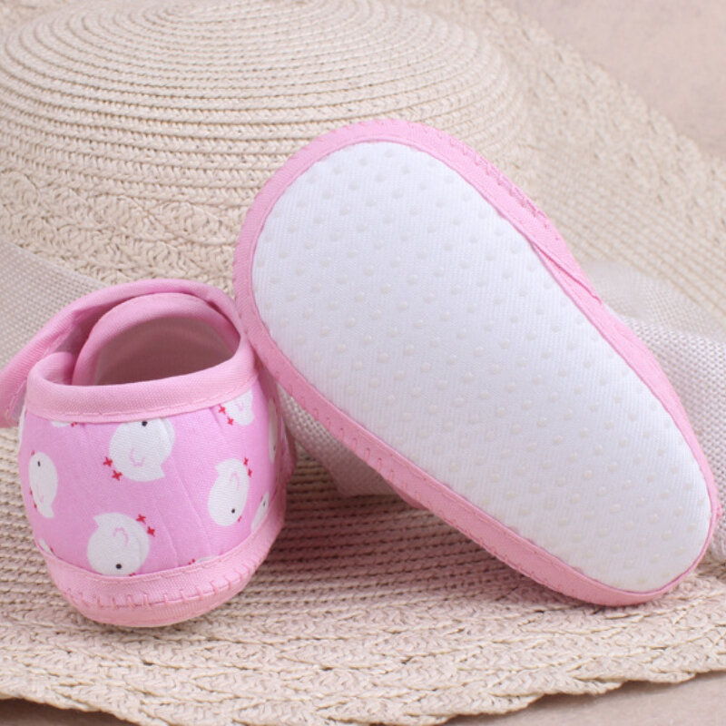 Sapatos de algodão respirável infantil, Sapatos casuais recém-nascidos, Bebés Meninas, Meninos, Primeiros Caminhantes, Interior
