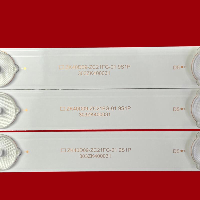 Lampu latar LED 771mm strip 9 lampu untuk 40 "TV ZK40D09-ZC21FG-01 TV TV LBL.400T3X9.001 LBL.400T3X9.001