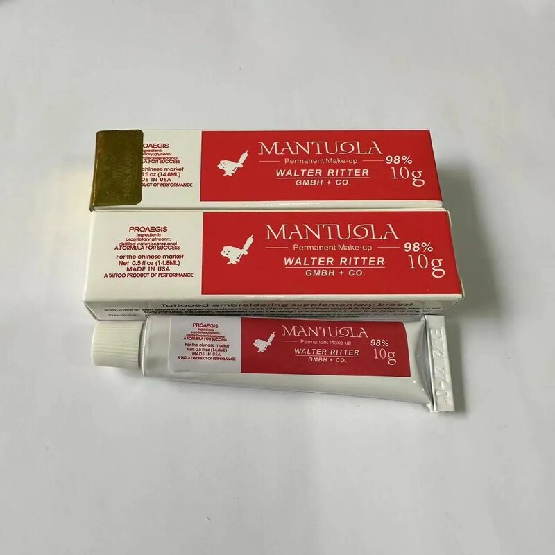 MANTUOLA-Crème de Tatouage Avant Maquillage Continu, Microblading, Eyeblogging, Jules Body, 10g, Nouvelle Collection 98%