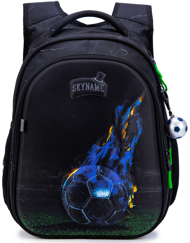 Plecaki 3D ortopedyczne plecaki szkolne dla chłopców piłka nożna dzieci torby szkolne plecak Mochila Escolar 2024 nowości