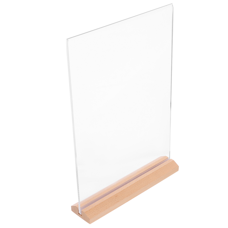 Acrylic Sign Holder Wear-resistant Stand Poster Frames Stable Poster Frames Literature Price Advertising Holders