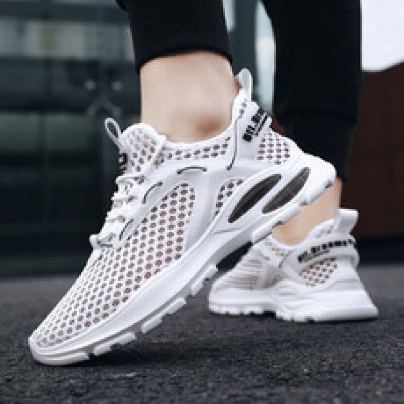 Men's Shoes Autumn 2023 New Casual Sneakers Men's Running Teen Trend Dad Shoes Thick Bottom Boys