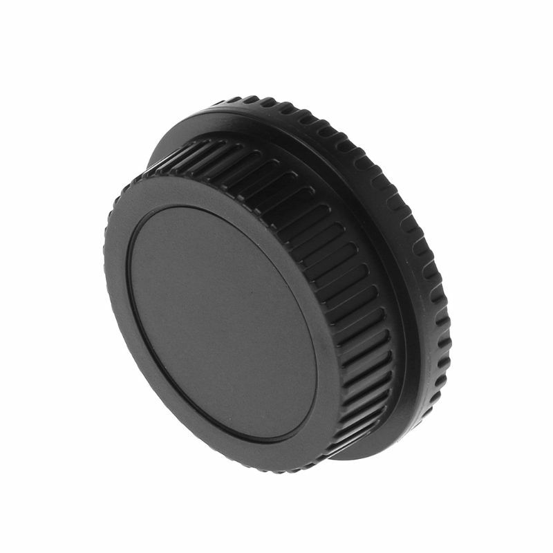 Rear Lens Body Cap Camera Cover Set Dust Screw Mount Protection Plastic Black Replacement for Canon EOS EF EFS 5DII 6D