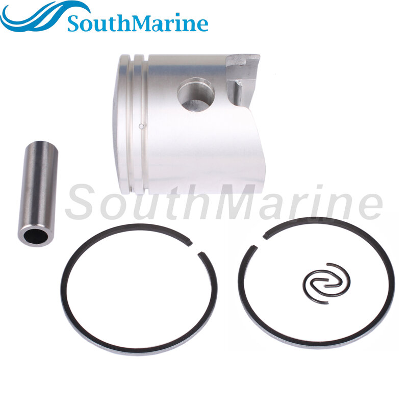 Boat Engine 6E7-11635-00 18-4136 Piston Set & 682-11610-11 Ring for Yamaha / 761-8022M 8022T 39-18939T for Mercury 9.9HP 15HP
