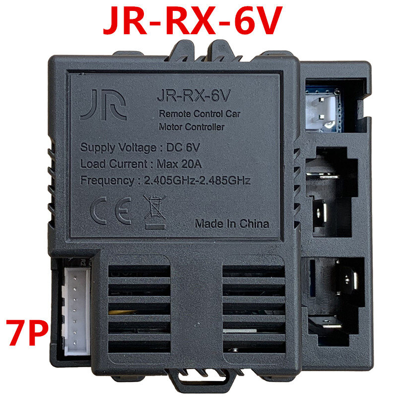 Controlador de receptor de control remoto JR1630RX-12V para niños, accesorios de placa base de JR-RX-12V de vehículo eléctrico