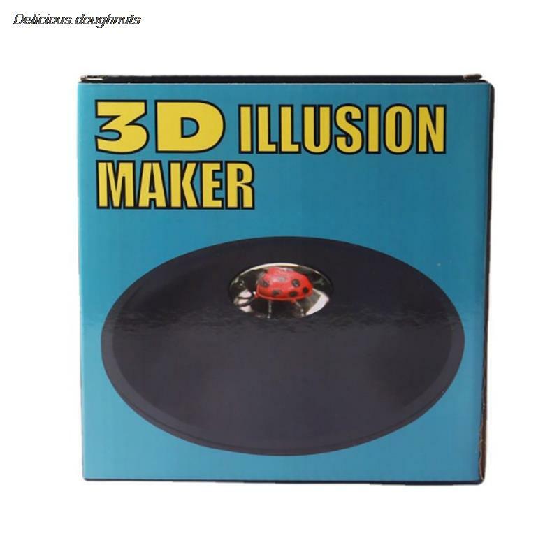 Espejo mágico 3D para niños, creador de ilusión, Mirage, fabricante de holograma negro, Reflector parabólico, educación, ciencia, diversión, juguetes de juego