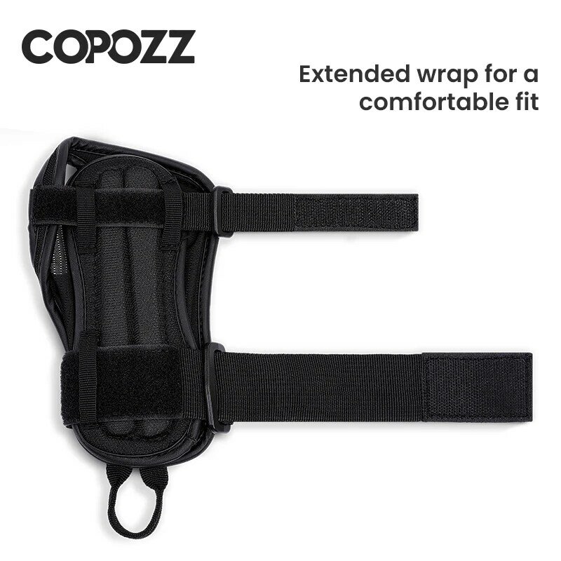 COPOZZ-Protector de muñeca para esquiar, Protector de manos para Snowboard, patinaje sobre ruedas, soporte de muñeca para gimnasio, esquí, palma, para hombres, mujeres y niños