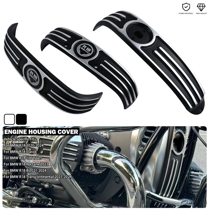 Motorcycle Cylinder Head Protector Engine Housing Trim Cover For BMW R 18 Classic 100 Years R18B R18 B/Roctane/Transcontinental