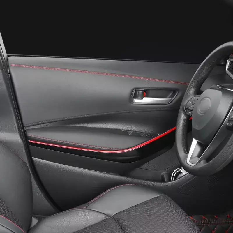 8M Auto Interior Self adhesive Decorative Line Auto Styling Dashboard Door PU Leather Decoration Automotive Accessories