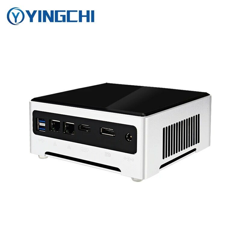 YINGCHI Mini PC Dual 1000M LAN Intel Core i5 10200H i7 10750H HD DP ad alte prestazioni Win10 Home Office piccolo Computer Desktop
