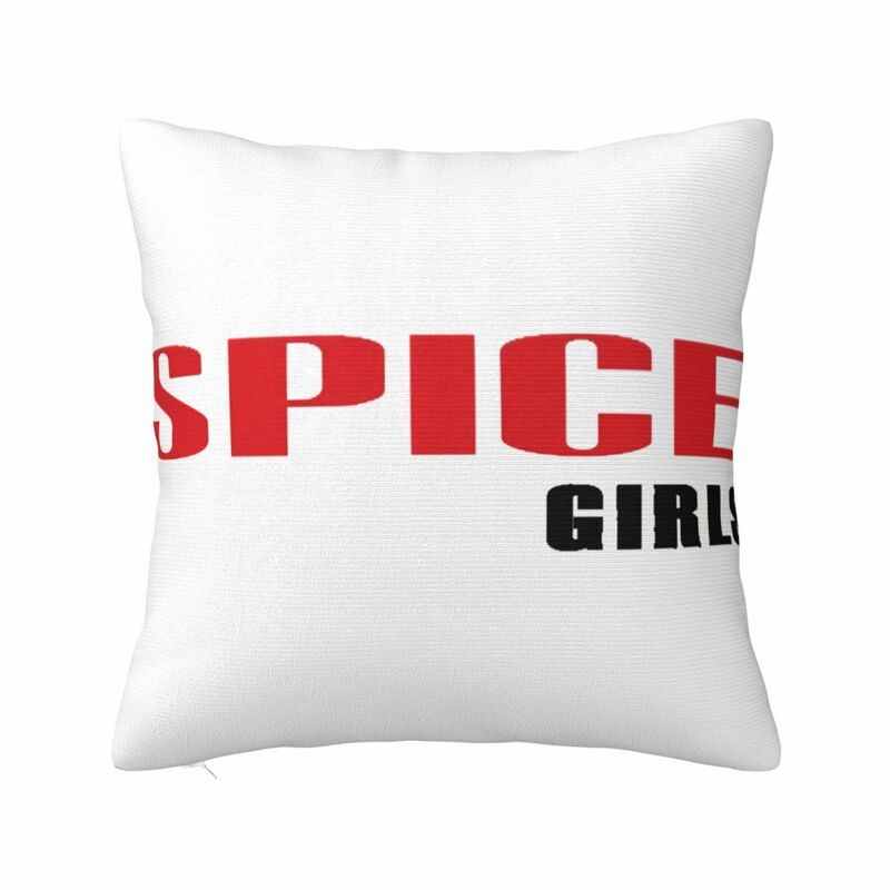 Spice_logo 사각 베개 케이스, 소파 던지기 베개