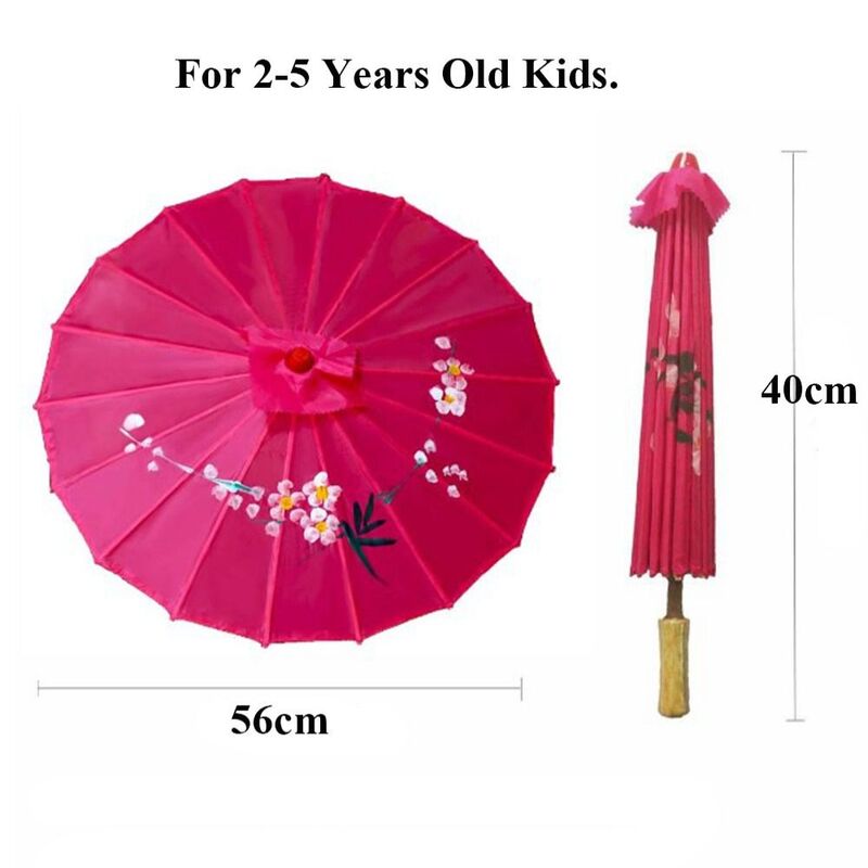 Guarda-chuva decorativo, estilo antigo chinês, cenário de festa nupcial, performance de dança infantil, 10 cores