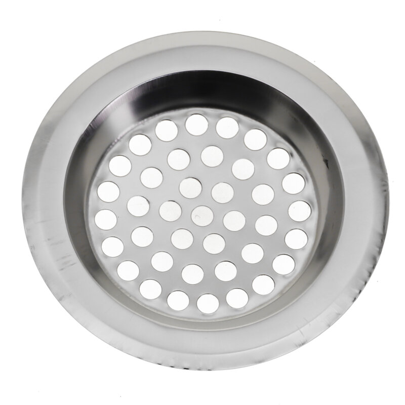 Сетчатый фильтр для кухонной раковины, фильтр из нержавеющей стали для раковины в ванную комнату, сетчатый фильтр для отверстий в сливе, ловушка для отходов, 1 шт.
