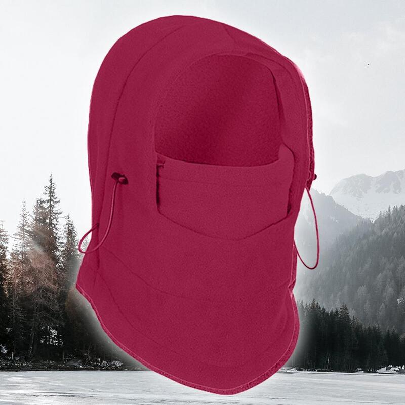 Topi hangat, topi hangat terintegrasi perlindungan telinga, tahan air, topi Balaclava bulu termal bergaya musim dingin untuk pria wanita