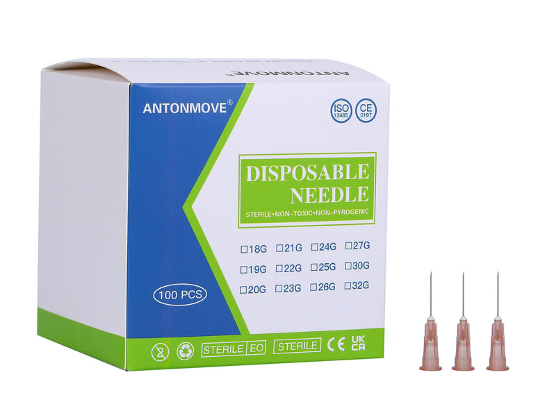 26G13mm 26G16mm Disposable Needle Individually Packaged Sterile Steel Tip Needle Painless Beauty Tools