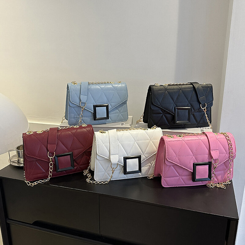 2023 nowe luksusowe torby z krokodylem damskie skórzane torba typu Crossbody z łańcuchem damskie torebki na ramię torby damskie kurierskie
