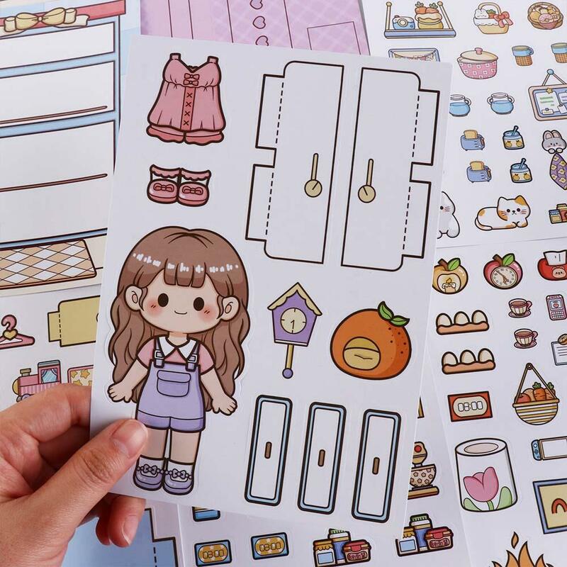 Sticker Book Pinch Music Quiet Book Hand Ledger Anime Paper Telado Busy Book Cartoon Activity Books Toddlers