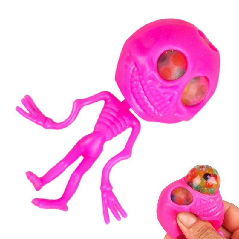 Halloweenowy uszczypnięcie zabawki stresowe Halloween czaszka zabawki sensoryczne kreatywny dla dzieci antystresowy impreza o motywie horroru dostarcza ozdoby