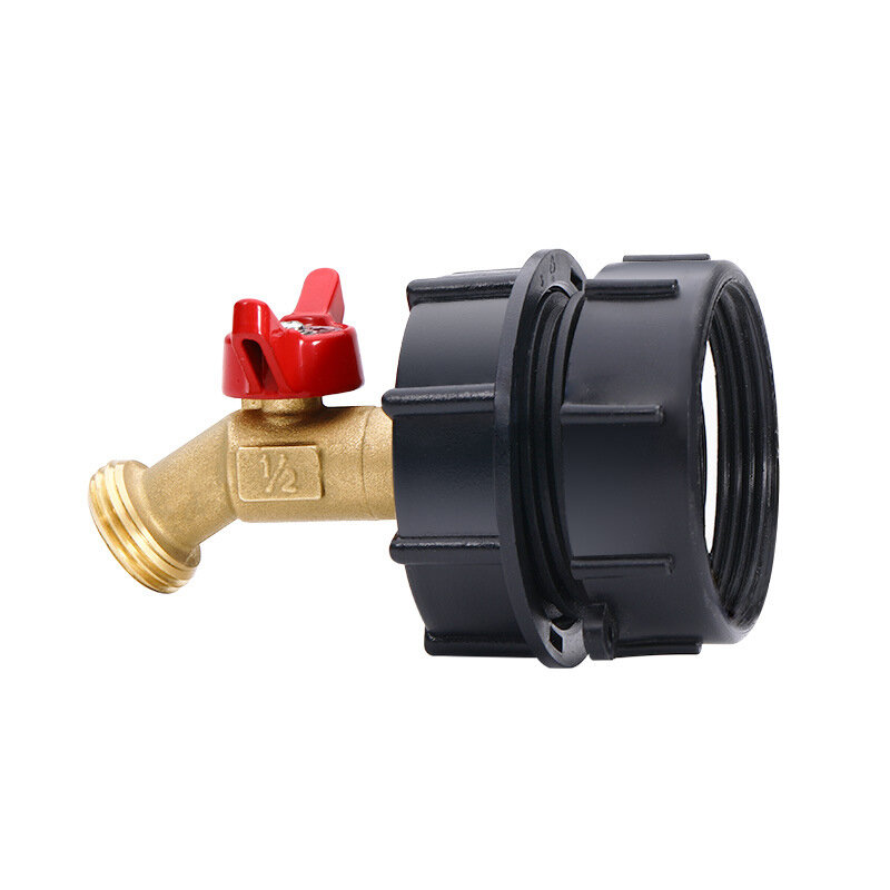 DIY Accessories Durable Ibc Tank Fittings S60X6 Coarse Threaded Cap 60Mm Female Thread To 1/2 " 3/4" 1 " Adapter Connector