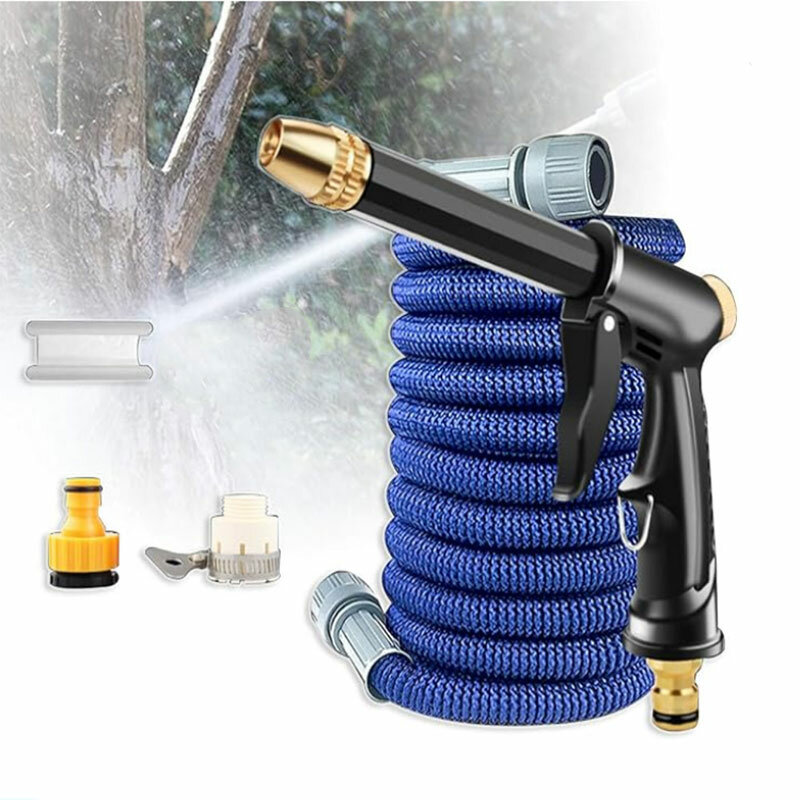 Hoge Kwaliteit Flexibele Uitbreidbare Tuinslang Hogedruk Nozzle Spraye Wasmachine Pistool Auto Wash Slang Uitbreidbare Tuin Waterslang