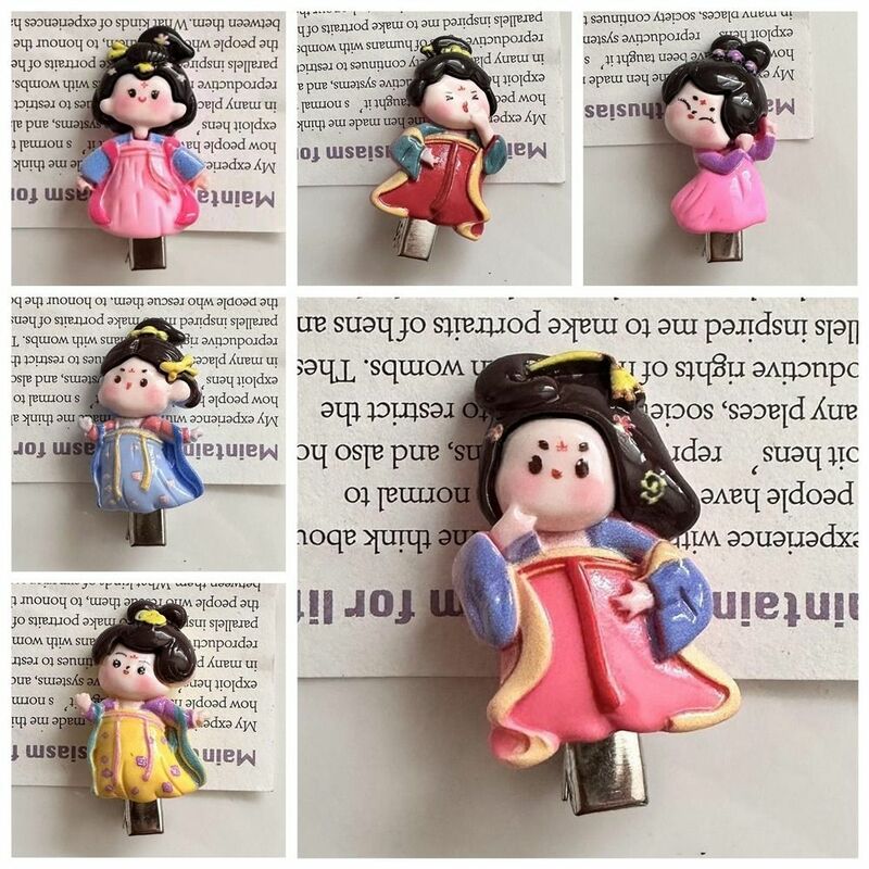 女の子のための中国風の縞模様の髪のピン,英国の漢服のヘッドギア,ヘアアクセサリー