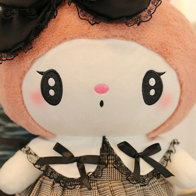 ขนาดใหญ่ Kuromi Melody Cinnamoroll ของเล่นตุ๊กตาหมอนอะนิเมะตุ๊กตาตุ๊กตาอะนิเมะโซฟาเบาะสาว Hiasan Kamar Xmas ของขวัญ