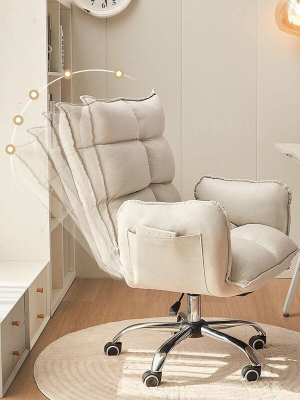 Kursi Kantor Furnitur Nordic Meja Sandaran Ruang Keluarga Kursi Sofa Komputer Kursi Ergonomis Kamar Tidur Kursi Ganti Pengangkat