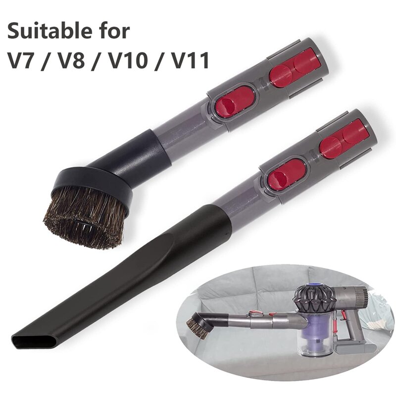 Vacuum escova e fenda Tool Kit, adaptador de acessório, conversor, apto para Dyson V6, V7, V10, SV10, SV11, aspirador sem fio