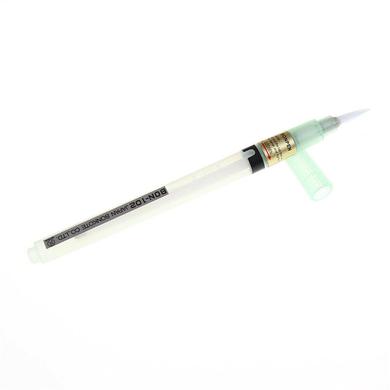 Bolígrafo de soldadura práctico, herramienta de soldadura de 18cm, con cabezal de cepillo de BON-102 relleno de Flux, pino, Perfume