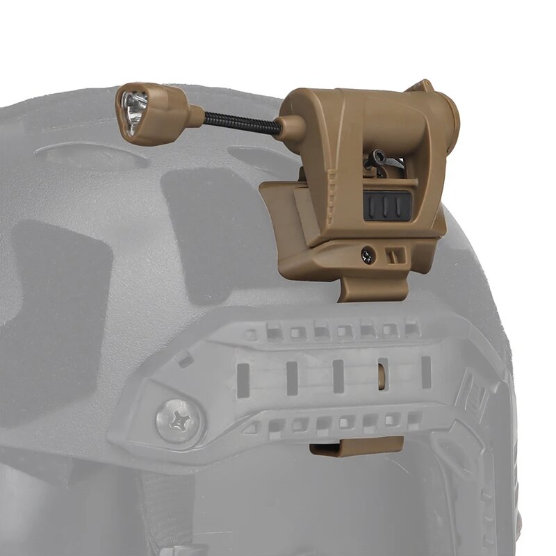 Tactical Helmet Light 3 Modes LED Flashlight Outdoor Night Lighting For Laser Hunting Military Cycling Fishing Helmet Lamp