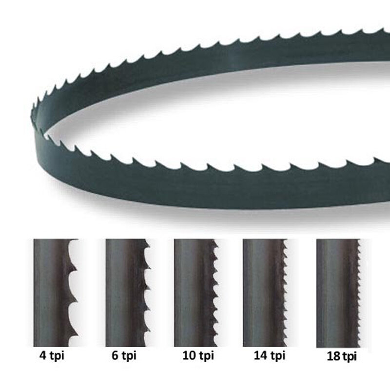 Cuchillas de sierra de banda SK5 de 3 piezas, accesorios de herramientas de carpintería de 2240mm * 6,35mm * 0,35mm 6TPI, corte de madera de 88 ", acepta personalización