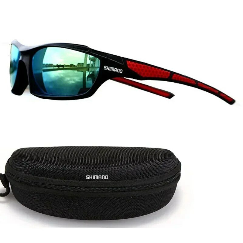 Shimano แว่นตากันแดดแฟชั่นกลางแจ้งแว่นตาปั่นจักรยานชายหญิงแว่นตากีฬาจักรยาน UV400แว่นตาตกปลา