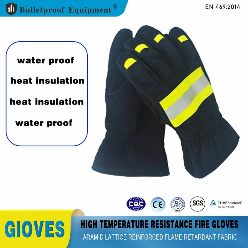 Certificato Ce guanti antincendio in tessuto aramidico, resistenti al fuoco e alle alte Temperature
