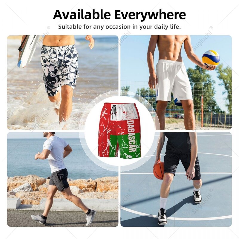 Oman Feel-Shorts de plage en polyester pour hommes, pantalons de surf pour garçons, maillots de bain pour le football, le cyclisme, la course à pied