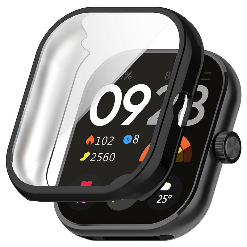 Tali silikon untuk jam tangan cerdas Xiaomi Redmi 4, casing pelindung layar, tali silikon untuk jam tangan cerdas, gelang Redmi Watch4