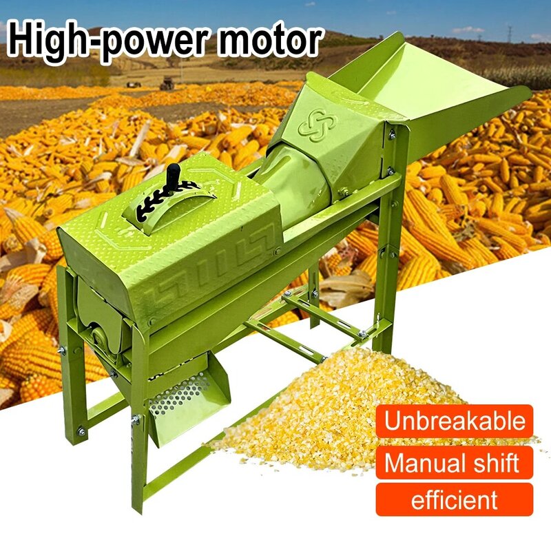 Changtian 1000Kg/Uur Elektrische Maïsdorsmachine Maïsdorsmachine Maïsschelaars Maïsschil Machine Peeling
